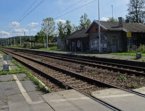 Remont przystanku Półwieś na linii kolejowej nr 94